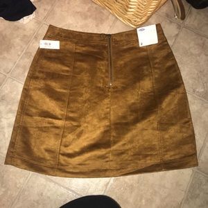 SUEDE SKIRT